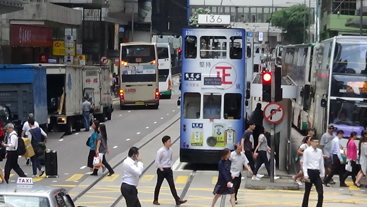 Optimized-HK's historic tram and functioning for over a century