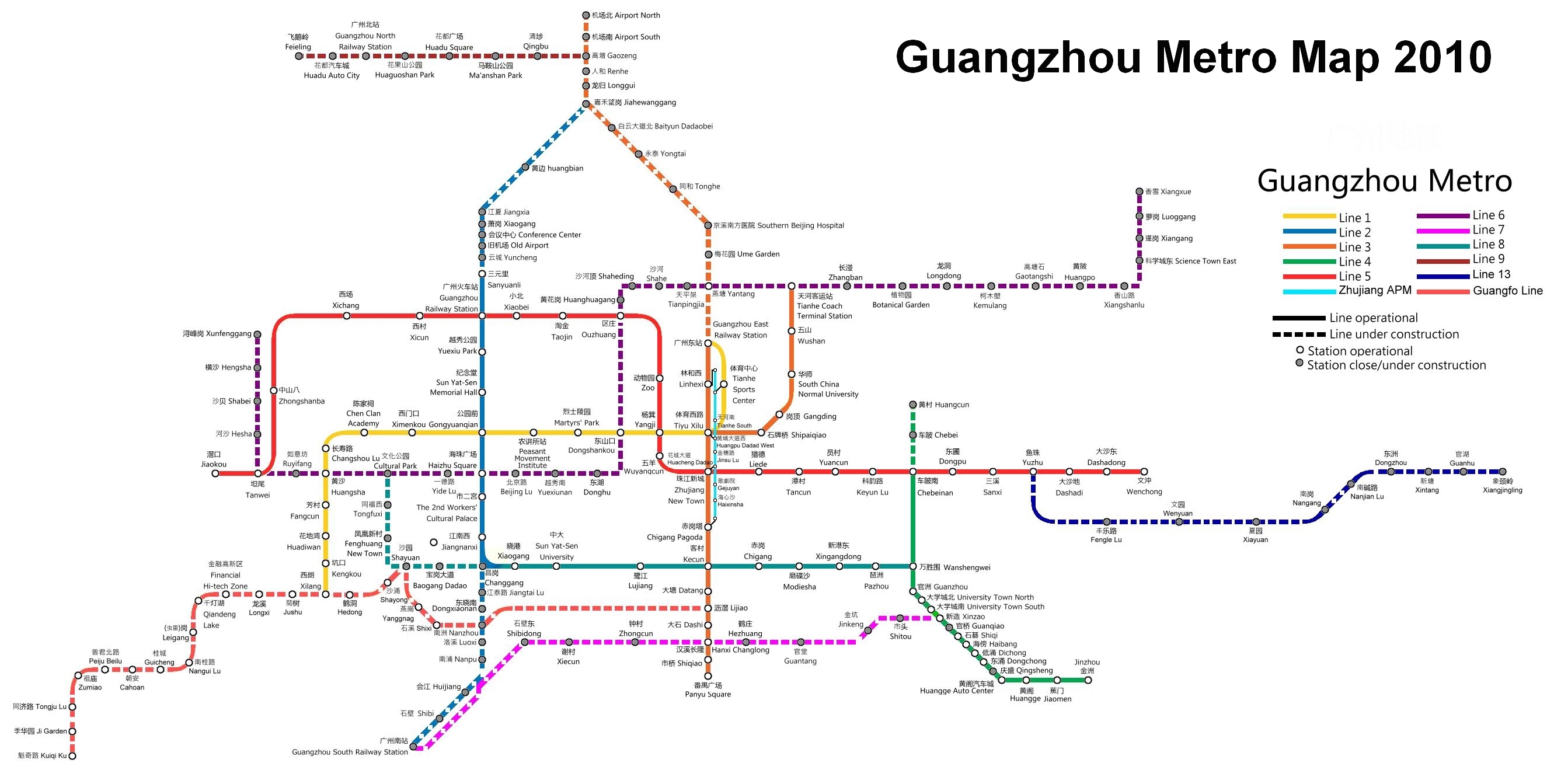 guangzhou mtr map